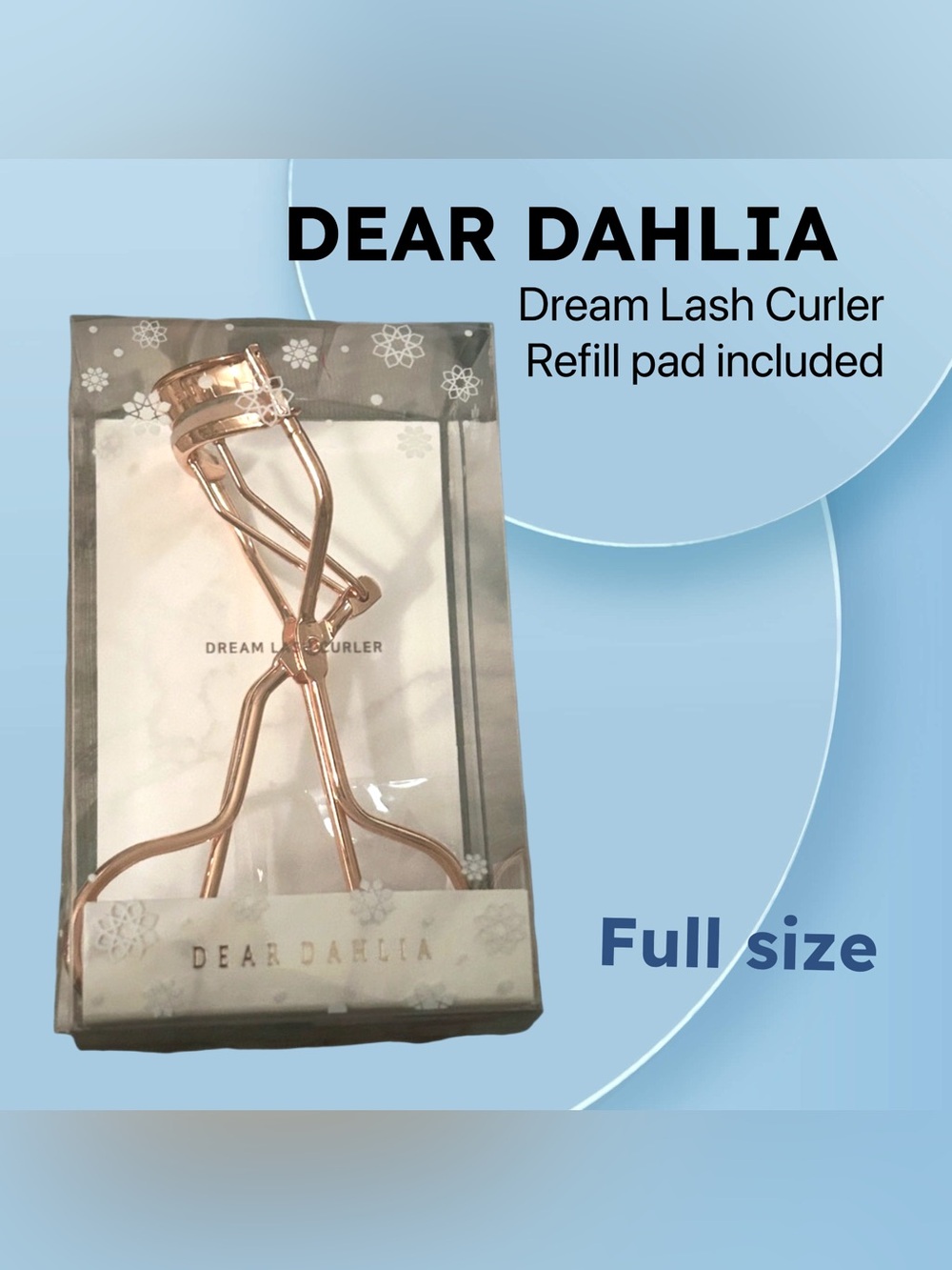 🆕📦 *BNIB* DEAR DAHLIA | FULL | Dream Lash Curler + Refill pad included*